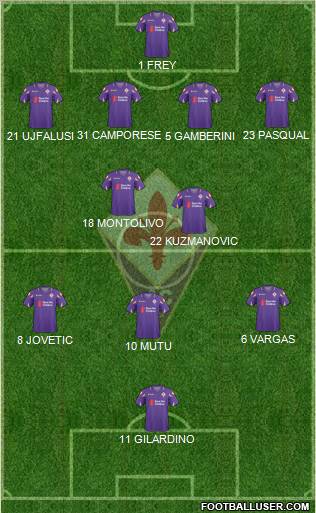 Fiorentina Formation 2011
