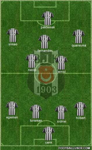 Besiktas JK Formation 2011
