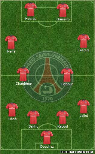 Paris Saint-Germain Formation 2011