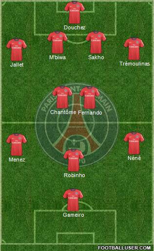 Paris Saint-Germain Formation 2011
