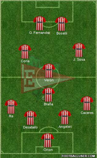 Estudiantes de La Plata Formation 2011