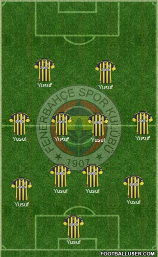Fenerbahçe SK Formation 2011