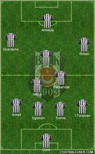 Besiktas JK Formation 2011