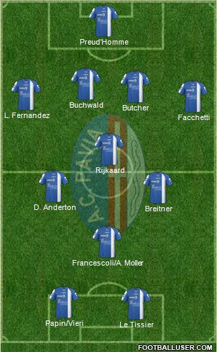Pavia Formation 2011