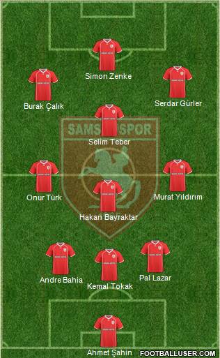 Samsunspor Formation 2011