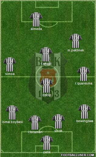 Besiktas JK Formation 2011