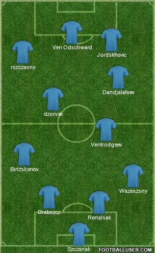 Pro Evolution Soccer Team Formation 2011