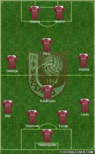 FK Sarajevo Formation 2011