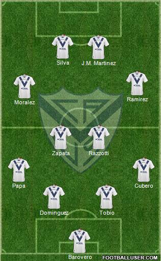 Vélez Sarsfield Formation 2011