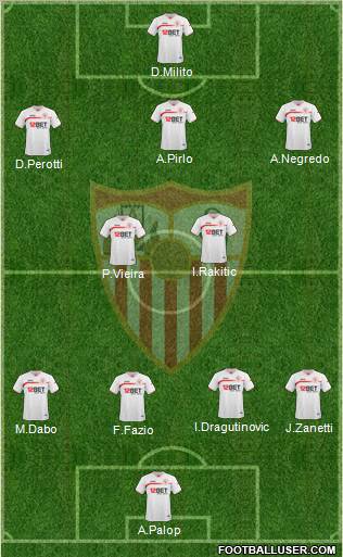 Sevilla F.C., S.A.D. Formation 2011