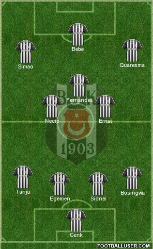 Besiktas JK Formation 2011