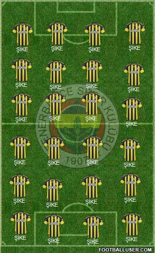 Fenerbahçe SK Formation 2011