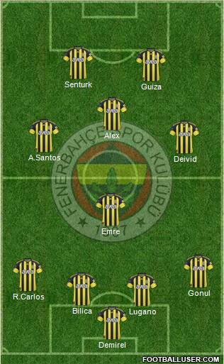Fenerbahçe SK Formation 2011