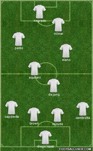 Pro Evolution Soccer Team Formation 2011