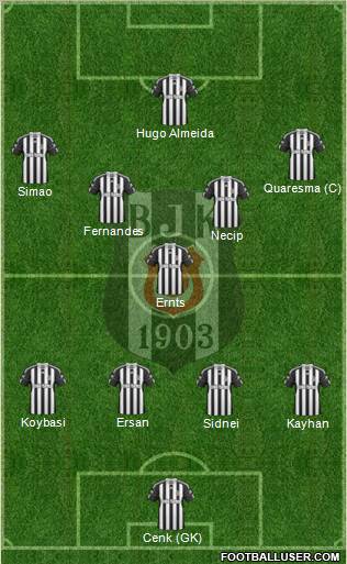 Besiktas JK Formation 2011