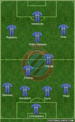 Club Brugge KV Formation 2011