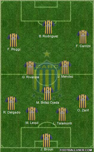 Rosario Central Formation 2011
