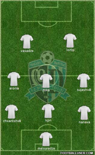 Dinamo Tbilisi Formation 2011