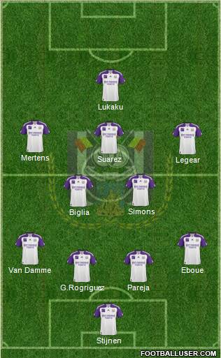RSC Anderlecht Formation 2011