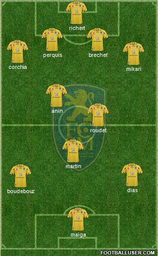 FC Sochaux-Montbéliard Formation 2011