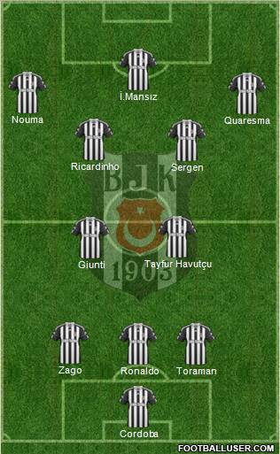 Besiktas JK Formation 2011