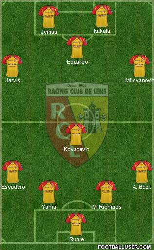 Racing Club de Lens Formation 2011