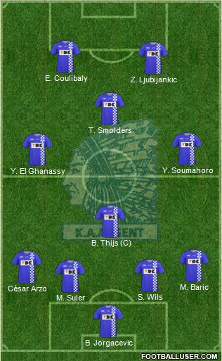 KAA Gent Formation 2011