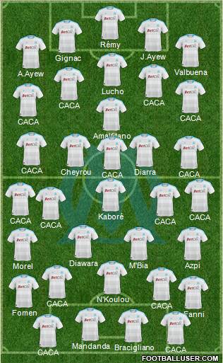 Olympique de Marseille Formation 2011
