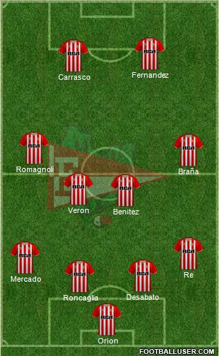 Estudiantes de La Plata Formation 2011