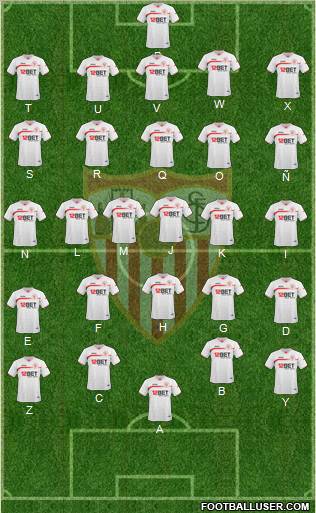 Sevilla F.C., S.A.D. Formation 2011