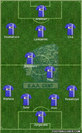 KAA Gent Formation 2011