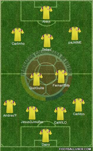 Colombia Formation 2011