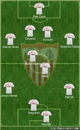 Sevilla F.C., S.A.D. Formation 2011