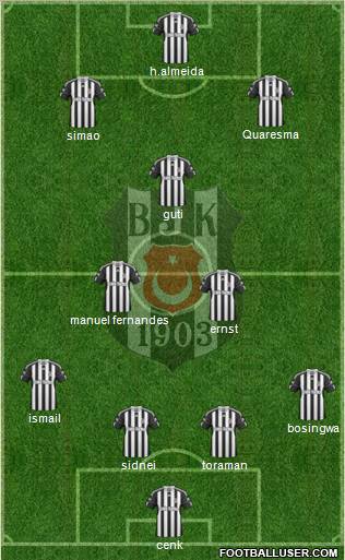 Besiktas JK Formation 2011