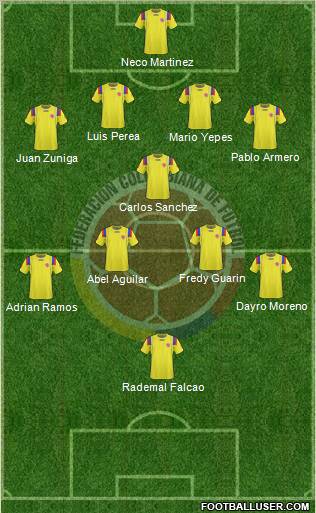 Colombia Formation 2011