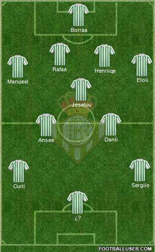 Real Betis B., S.A.D. Formation 2011