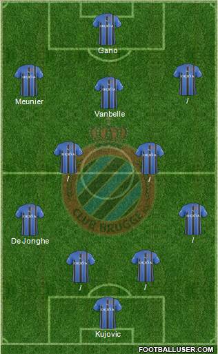 Club Brugge KV Formation 2011