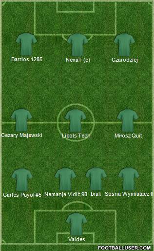 AKS Busko Zdroj Formation 2011