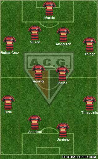 Atlético C Goianiense football formation