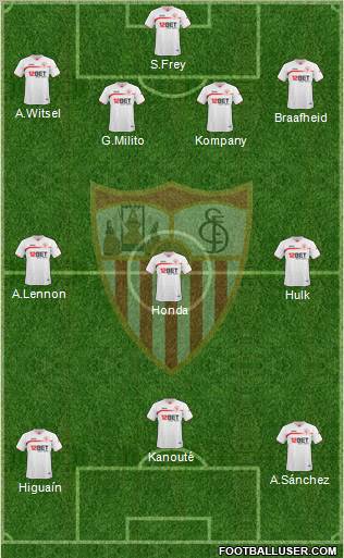 Sevilla F.C., S.A.D. Formation 2011