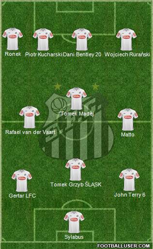 Santos FC Formation 2011