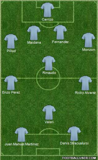 9 de Julio Formation 2011