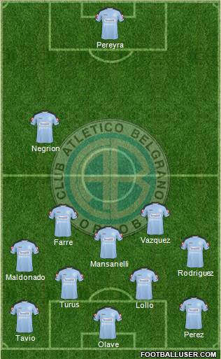 Belgrano de Córdoba Formation 2011