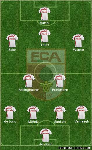 FC Augsburg Formation 2011