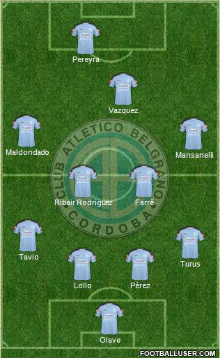 Belgrano de Córdoba Formation 2011