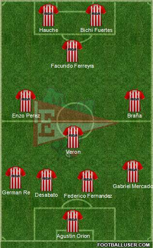Estudiantes de La Plata Formation 2011