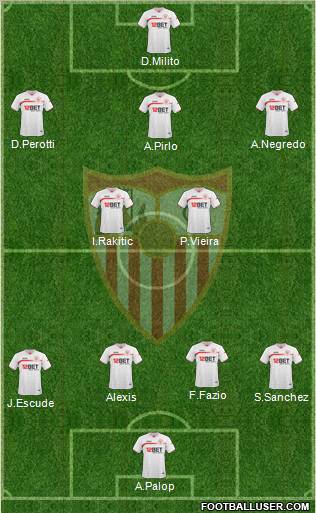 Sevilla F.C., S.A.D. Formation 2011