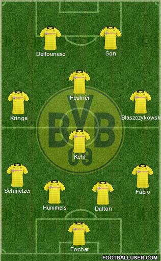 Borussia Dortmund Formation 2011