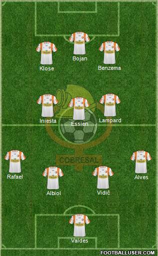 CD Cobresal Formation 2011