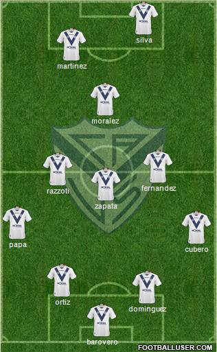 Vélez Sarsfield Formation 2011